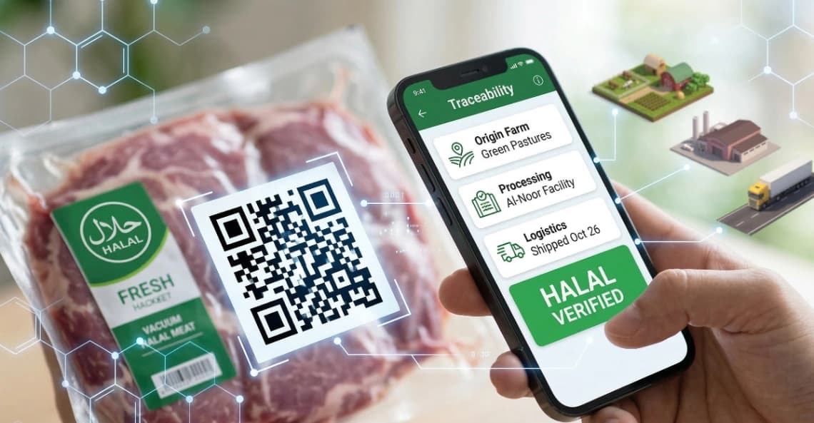 Enhancing Halal Meat Supply Chains with Blockchain